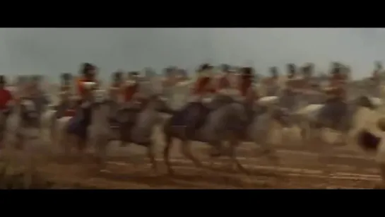 British cavalry vs Polish cavalry (Waterloo [1970] реж. С. Бондарчук)