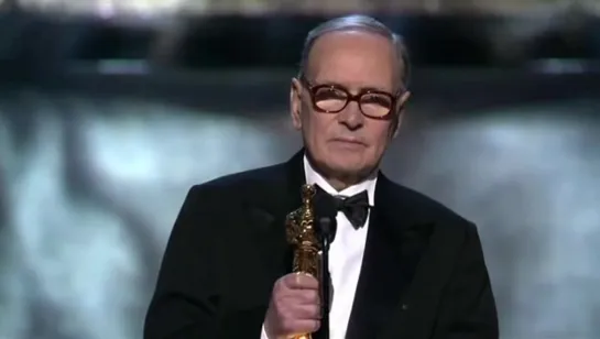 Ennio Morricone receiving The Academy Award of a Lifetime (2007)