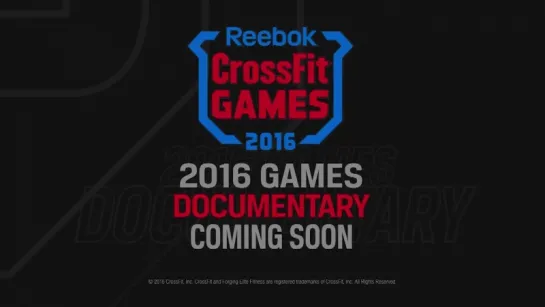 В предвкушении выхода документалки The CrossFit Games-2016 [BadCatStudio]