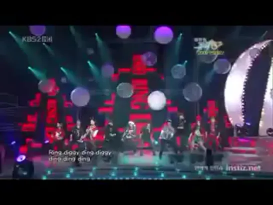 SNSD feat. SHINee & f(x) - Gee at Music Bank Christmas Special (091225)