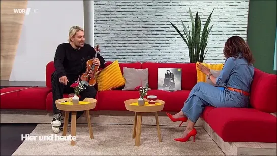 David Garrett "Hier und Heute" WDR, 07.11.22