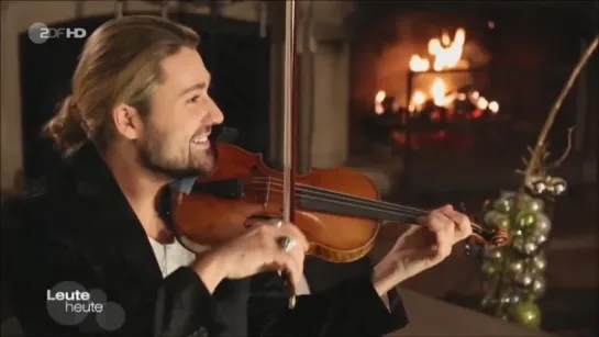 David Garrett - LEUTE HEUTE ( CHRISTMAS SPECIAL ) - 23.12.2015