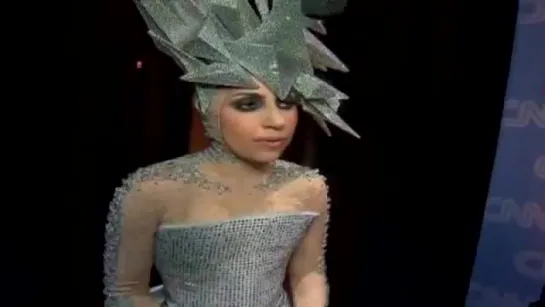 2010 // Lady Gaga > Autres ITW - CNN at The Grammys - Life Changing (Gagavision.net)