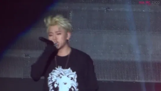 151122 The Nolza concert :: Block B - Unordinary girl (ZICO fancam)