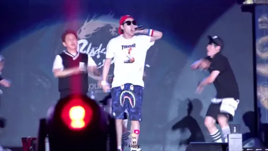 150813 Haeundae Beach Summer Festival :: Block B  - Zero for Conduct (ZICO fancam)