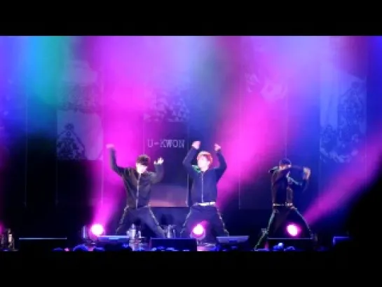 120310 Block B - Zico, Ukwon, B-Bomb dance routine (part 2)