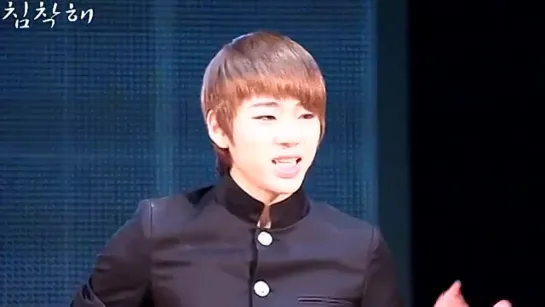 111001 (fancam) Lotte World  - Smile Representative Zico