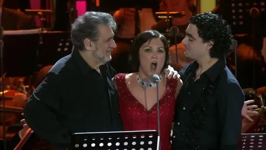 Netrebko    Domingo   Villazon - Dein Ist Mein Ganzes Herz L