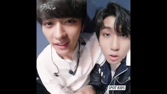 [180610] Stray Kids » Lee Know & Han » SPOT KIDS