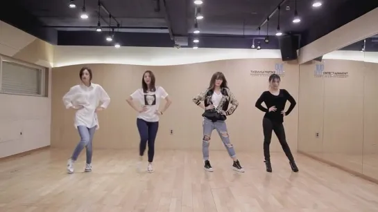 mirrored [Dance Practice] miss A "다른 남자 말고 너(Only You)"