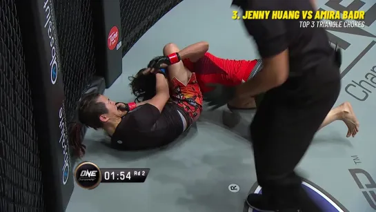 Top 3 Triangle Choke Finishes In ONE Championship