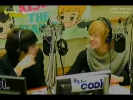 [Eng] 110224 Taeminho(2min) - Once again Taemin's Special Ramen @ Kiss The Radio.flv