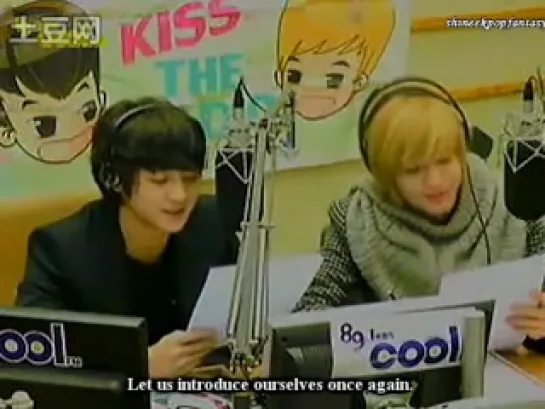 [Eng]110224 taeminho(2min) - Taemin's feeling of being a DJ @ Kiss the Radio.wmv.flv