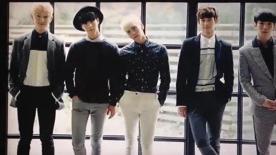 SHINee Official Сalendar & Note 2014 (Making Video)