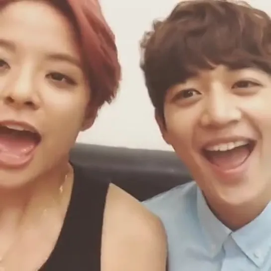 140719 Amber's Instagram update with Minho