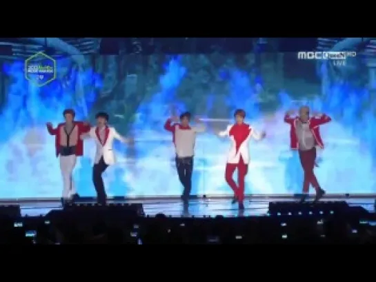 131114 Melon Music Award SHINee Performance Cut with EX