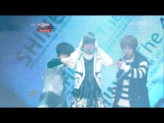 121221 SHINee - Sherlock @ Music Bank