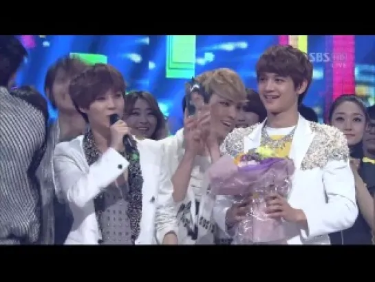 SHINee [Sherlock] Mutizen Song @SBS Inkigayo 인기가요 20120408