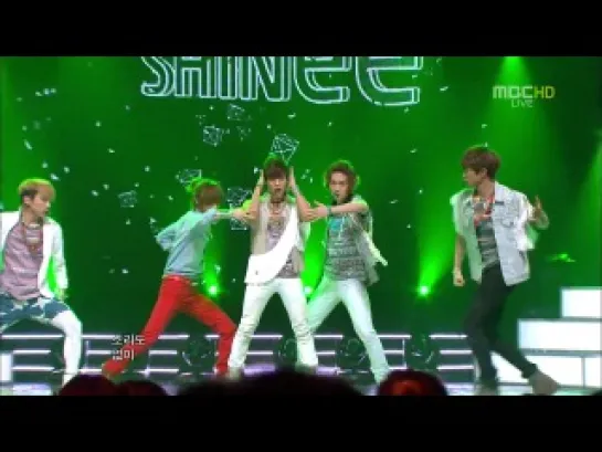 120407 MBC Music Core SHINee Sherlock