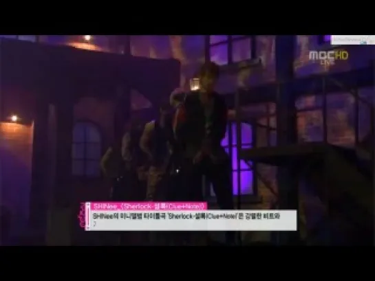 120324 SHINee - Stranger + Sherlock @ Music Core