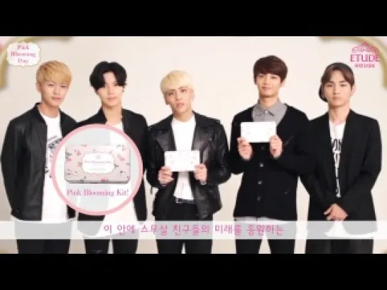 140509 SHINee - Etude House Pink Blooming Day