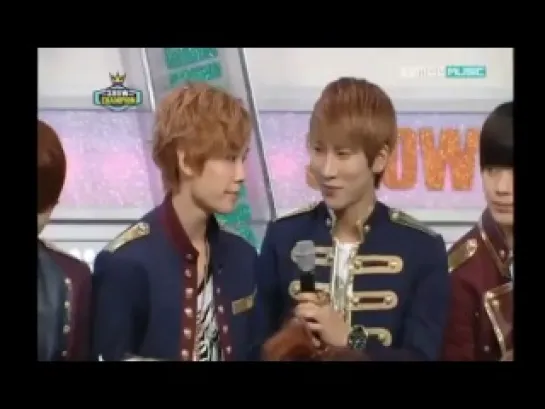 Block B Ukwon VS BtoB Ilhoon Aegyo battle show champion 121127