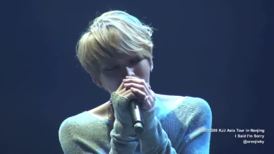 Kim JaeJoong - I Said Im Sorry [그랬지] [Asia Tour in Nanjing] [20131208]