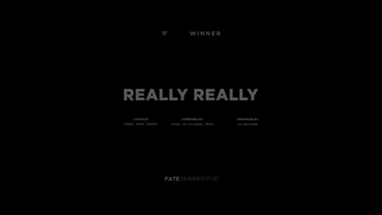 WINNER - Really Really