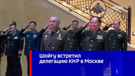 Шойгу встретил делегацию КНР в Москве