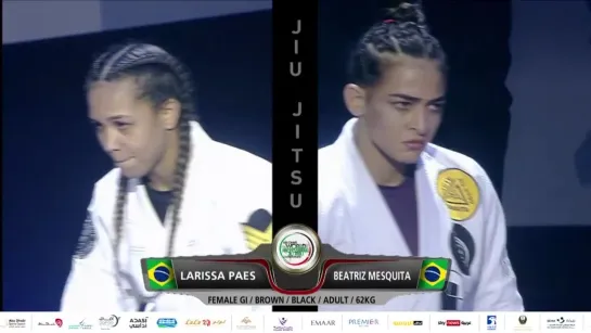 fin Beatriz Mesquita vs Larissa Paes 62 kg #worldpro2020