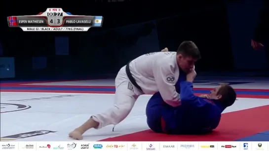 fin 77 kg Espen Mathiesen vs Pablo Lavaselli #worldpro2020