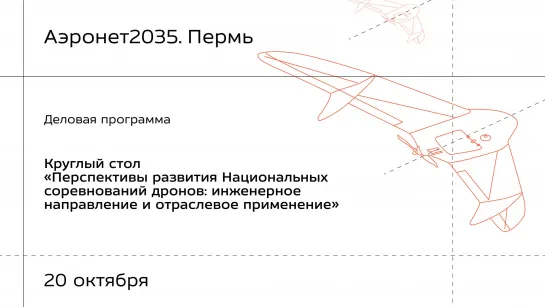 Круглый стол «Перспективы развития Национальных соревнований дронов: инженерное направление и отраслевое применение»