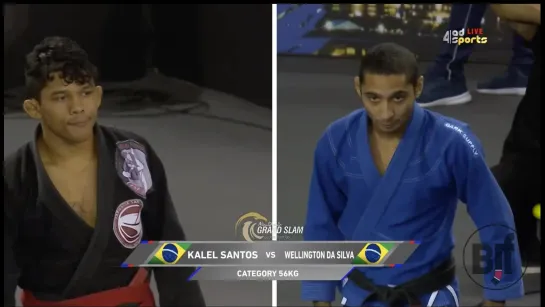 Kalel Santos vs Wellington Da Silva MALE / BLACK / ADULT / 56KG AJP Grand Slam 18/01/2020