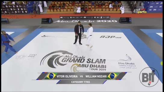 Vitor Oliveira vs  William Nozari   MALE / BLACK / MASTER 1 / 77KG AJP Grand Slam 18/01/2020