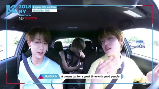 [VK][180804] Golden Child @ Surprise Ride and Drive Ep. 1