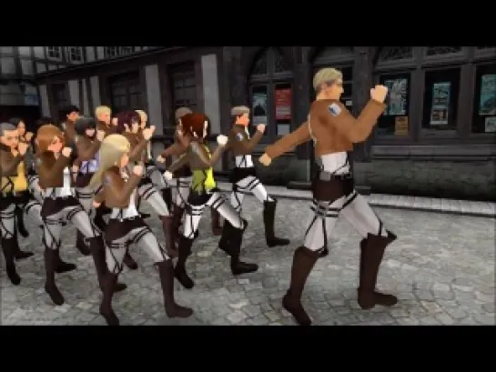 【MMD】Shingeki No Kyojin - Chōsa Heidan