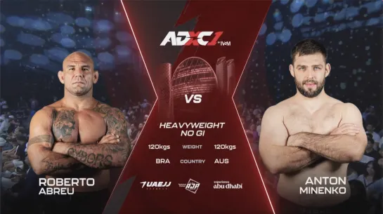 Roberto Cyborg Abreu vs Anton Minenko - No-Gi Co-Main Event - ABU DHABI EXTREME CHAMPIONSHIP 1 (2023)