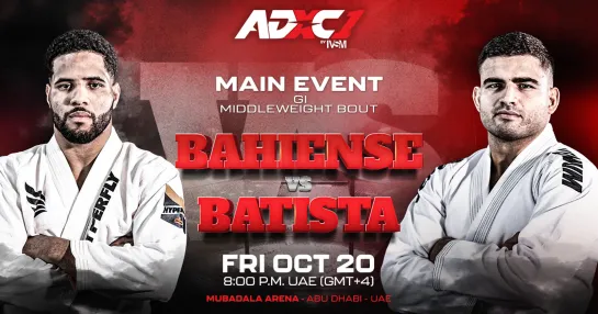 Isaque Bahiense vs Gustavo Batista - Gi Main Event - No-gi Main event - ABU DHABI EXTREME CHAMPIONSHIP 1 (2023)