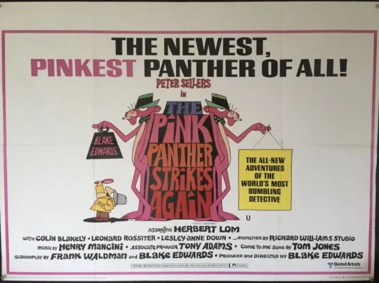 The Pink Panther Strikes Again (1976) Peter Sellers, Herbert Lom, Lesley-Anne Down