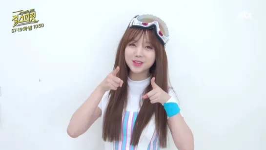 160711 Kei (Lovelyz) Greeting Message for Girls Spirit @ JTBC Twitter Update