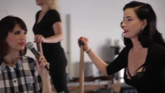 Inconvenient Interviews w Risa  Pilates with Dita Von Teese