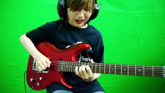 Dustin Tomsen 12 yr old - My next job as a studio guitarist at Vanderbergs new Song Bad Paradise