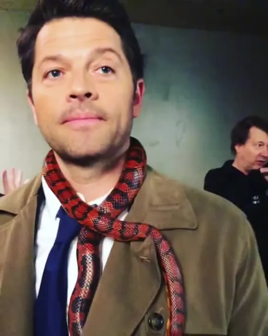 Misha Collins on Instagram_ “Castiel is updating his look with accessories in 20