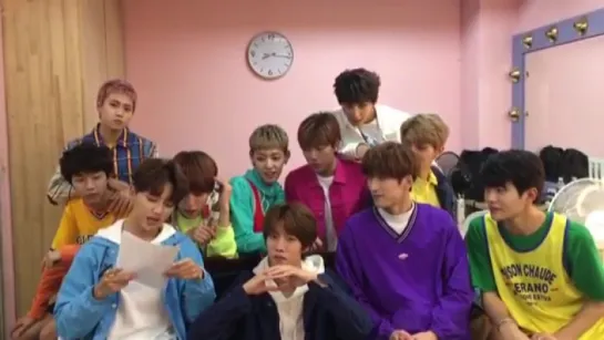 [VK][171012] Golden Child read a letter from Yana @ Sound K