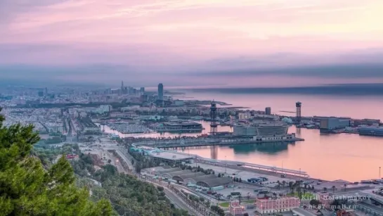 Barcelona Hypertravel. Timelapse  Hyperlapse. Испания, Барселона