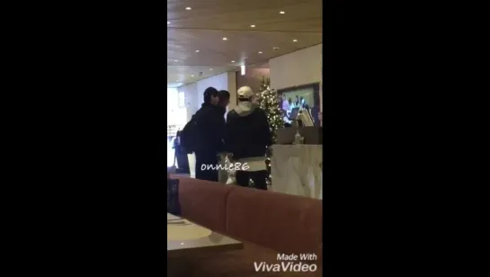 170101 Yesung, Leeteuk and Donghae in SUM Cafe