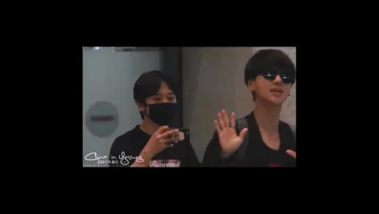 150510 china_in_yesung instagram fancam with Yesung at Incheon airport