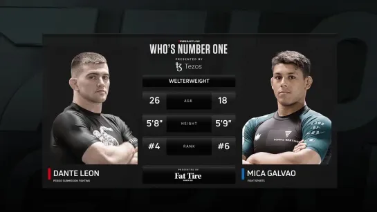 Dante Leon vs Mica Galvao - WNO: Gordon Ryan vs. Jacob Couch