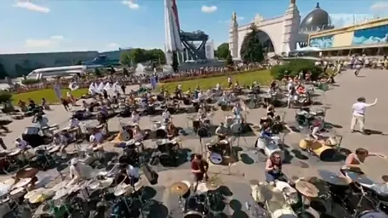 450 musicians play JEFFERSON AIRPLANE - SOMEBODY TO LOVE | VDNH, MOSCOW, RUSSIA