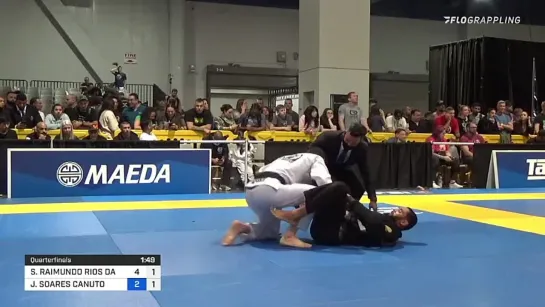 SERGIO RAIMUNDO RIOS DA SILVA vs JAIME SOARES CANUTO 2021 World Master IBJJF Jiu-Jitsu Championship